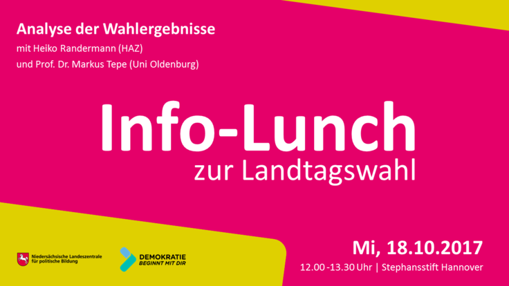 Info-Lunch zur Landtagswahl