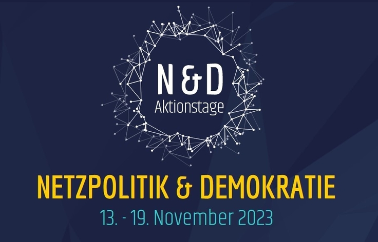 Aktionstage Netzpolitik & Demokratie 13. - 19- November 2023