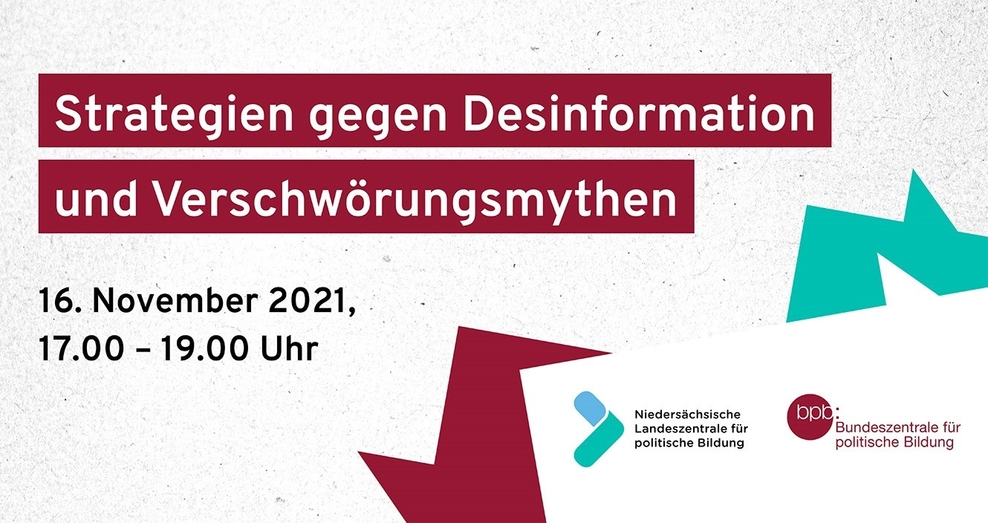 Strategien gegen Desinformation und Verschwörungsmythen, 16. November 2021, 17 - 19 Uhr